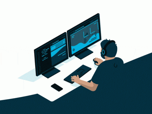 IT Work Animation